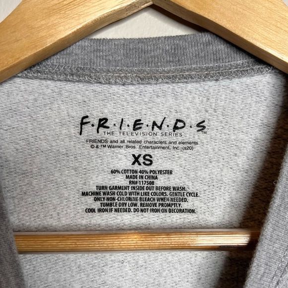 Grey F.R.I.E.N.D.S sweatshirt  xs - Picture 2 of 3